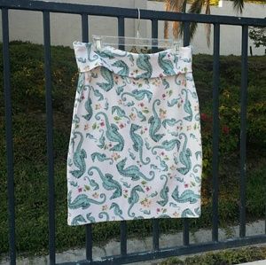 "Unicorn" Sea Horse Lularoe Cassie skirt